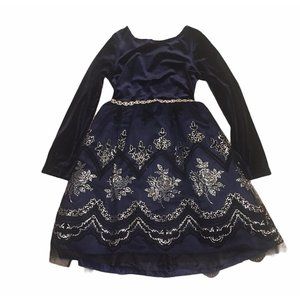 Rare Edition dark navy blue girls Dress